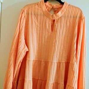 Women's Plus Size 26/28 4X Long Sleeve Tunic